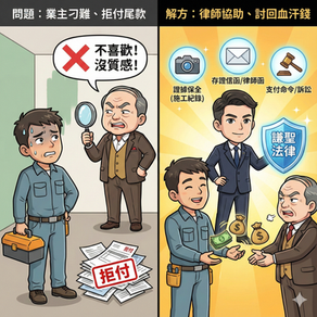 工程完工領不到錢?業主藉故拒絕驗收?律師教包商3招討回血汗錢|謙聖法律專欄