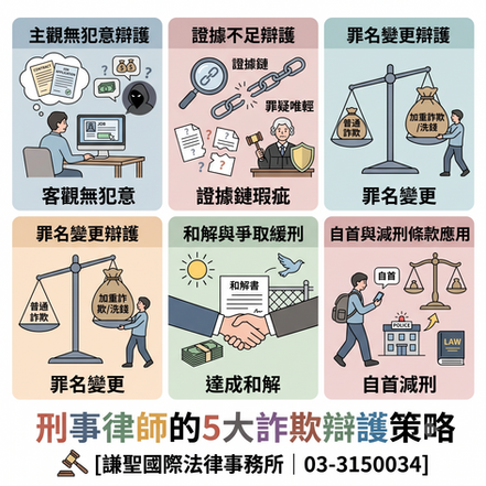 詐欺罪律師完整指南：人頭帳戶與車手辯護，5大脫罪策略全解析