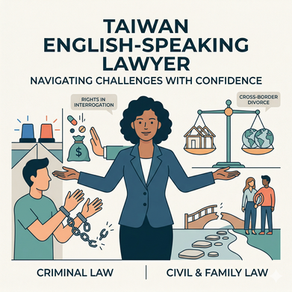 Taiwan English-Speaking Lawyer | Criminal & Civil Defense for Expats