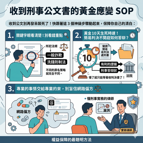 聲請簡易判決處刑書流程是什麼？不開庭如何答辯？｜謙聖法律