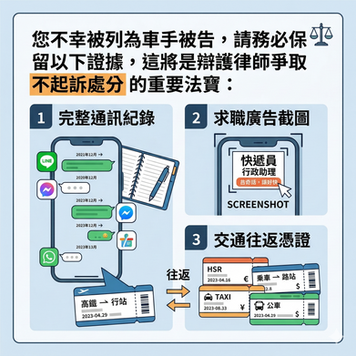 台南求職被騙變車手怎麼辦？律師曝 3 招爭取不起訴，別等被關才後悔！