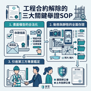 工程合約律師教你契約解除3大關鍵!避開民法494敗訴陷阱|謙聖