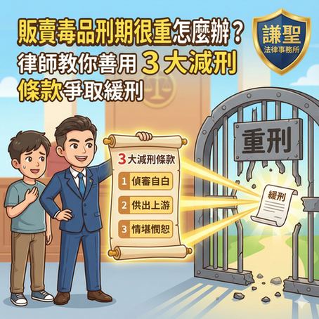 律師為販賣毒品被告爭取減刑與緩刑