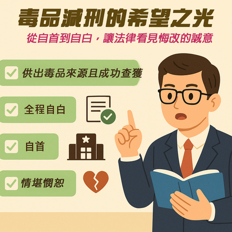 毒品減刑怎麼爭取?7種合法方式完整解析|毒品案件律師專業建議