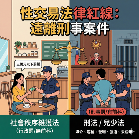 性交易違法嗎?律師解析八大行業刑事案件風險與前科問題