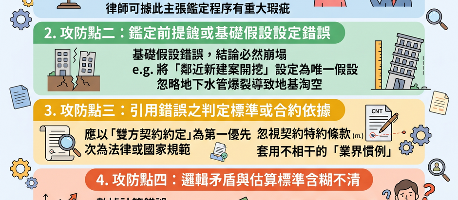 工程訴訟必懂:工程鑑定程序、鑑定重點與訴訟攻防指南