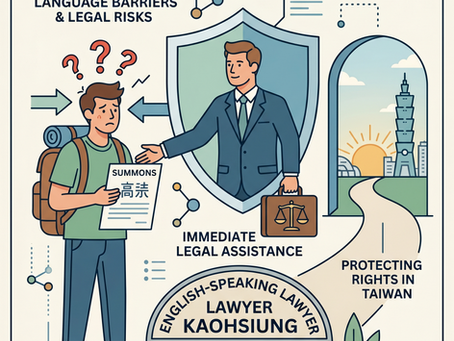 Recommended English-speaking lawyers in Kaohsiung | A complete guide to criminal and civil litigation for foreign nationals | Chien Sheng Law Firm