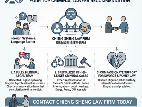 Criminal Cases in Taiwan? Best Criminal Lawyer Recommendation