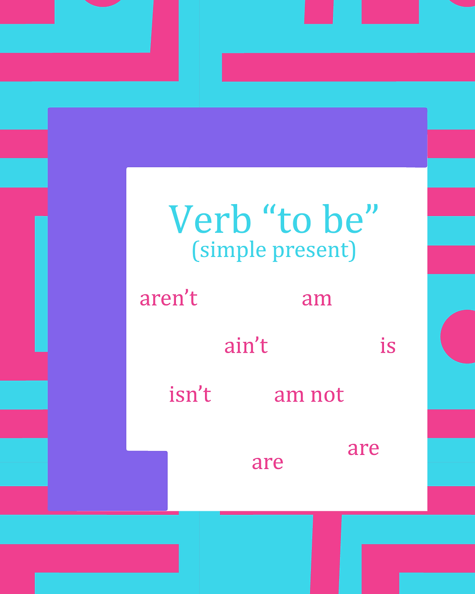 verb to be