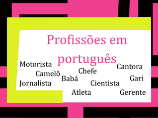 Profissões em português