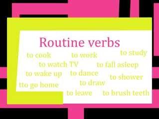 Routine verbs - Simple present