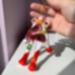 Autumn Frog Bag Charm