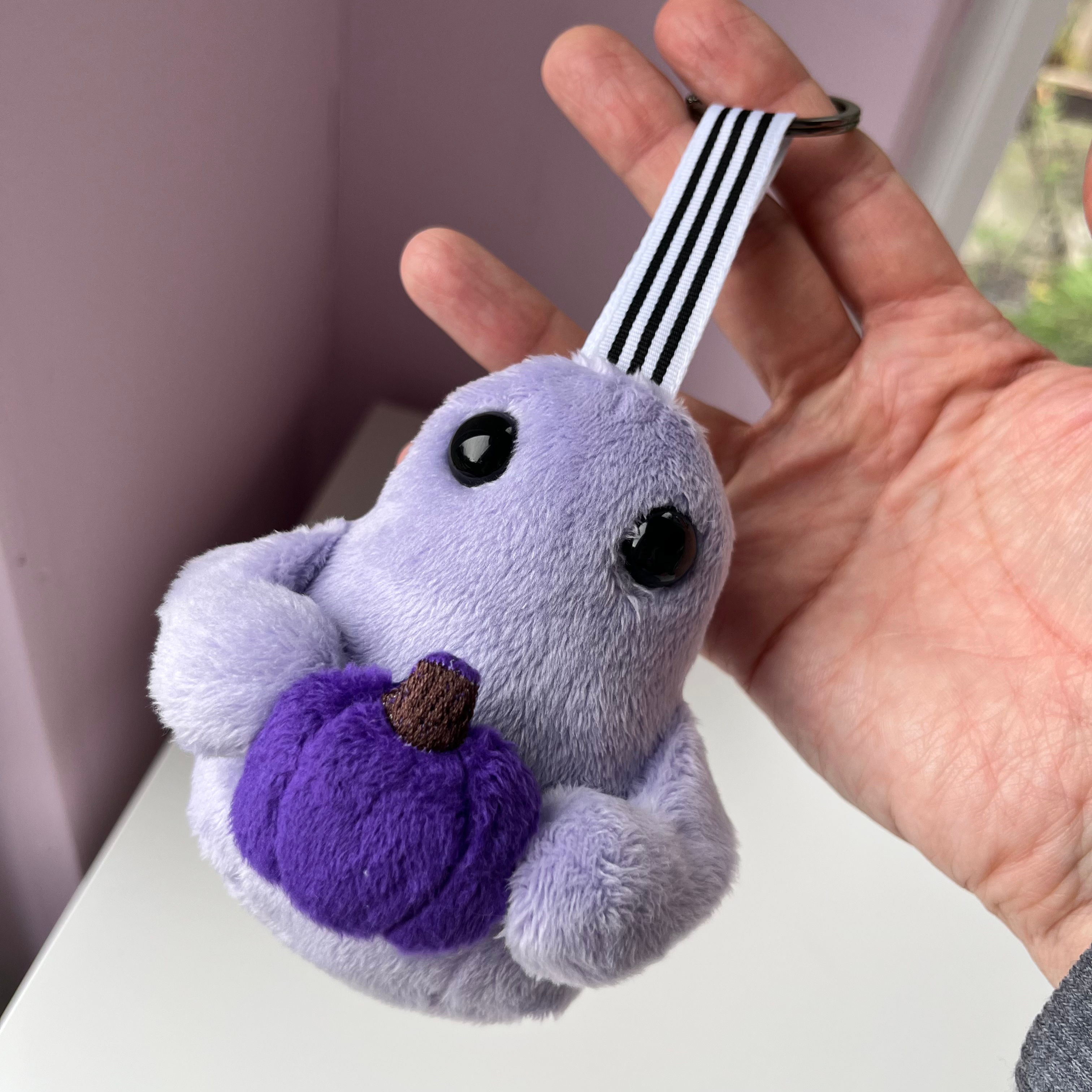 Lilac Ghost Bag Charm