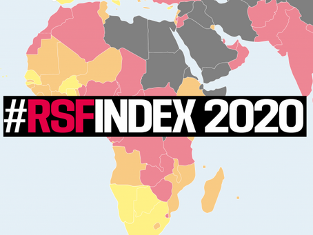 RSF Index 2020: African journalists suffer intimidation, censorship, and murder