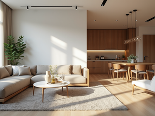 Photo from 3D virtual tour showing living room