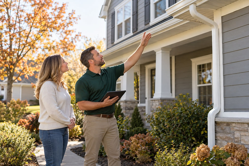 Homeowner and contractor review home exterior.jpeg