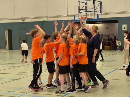 LA Dragons beim Basketballturnier 