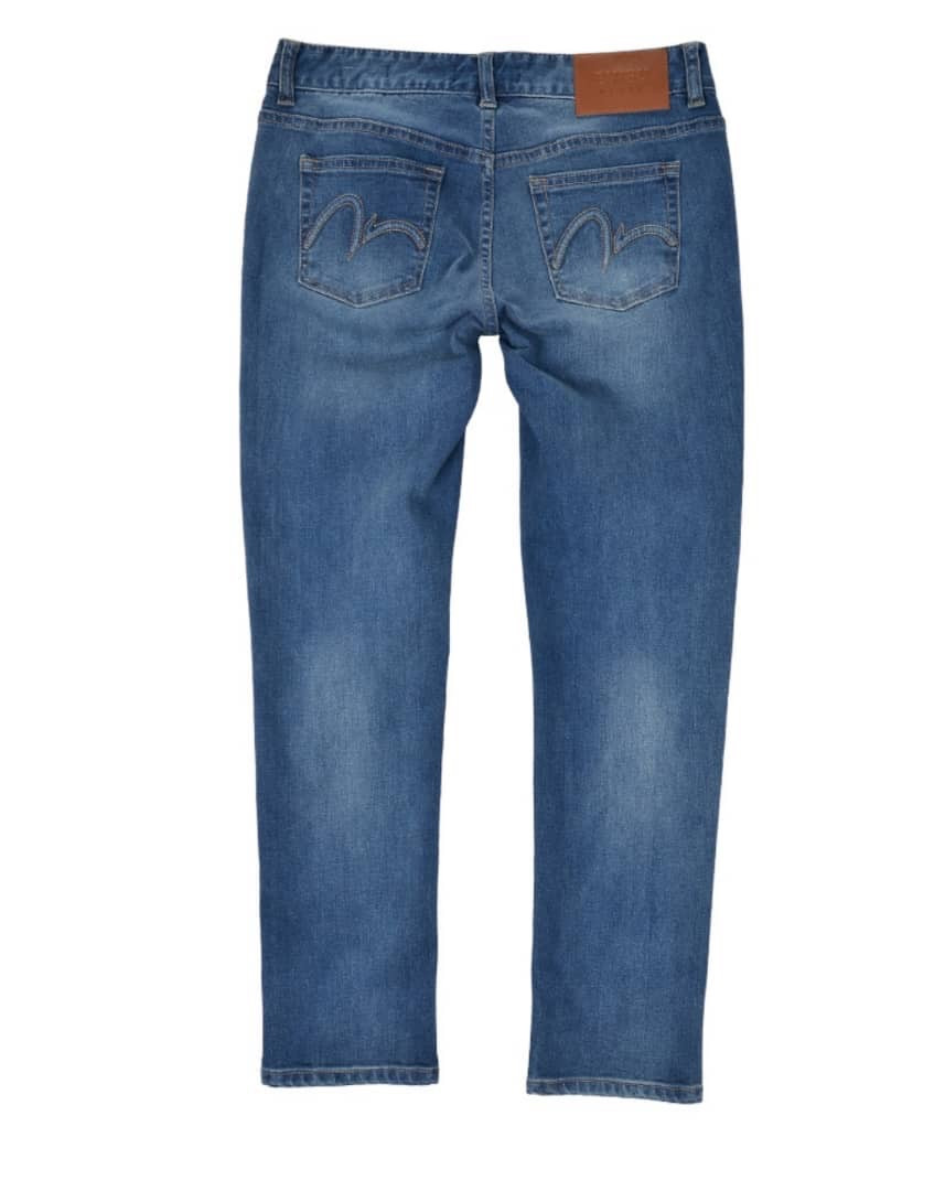 縮圖：編號👉DP151 Slim crop牛仔褲(女) 品牌👉Evisu