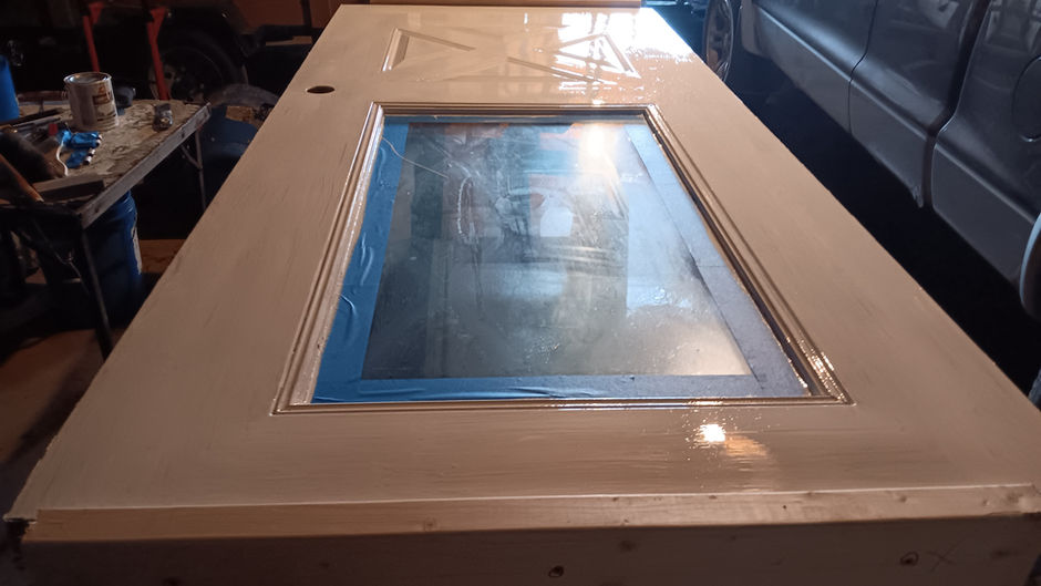Exterior Doors Finally Painted