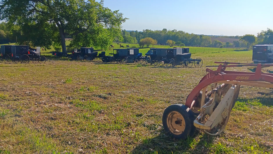 Wonderful Breakfast at the Annual Spring Amish School Auction Event