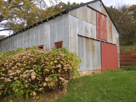 New Metal Roofs for the Outbuildings - Coming Soon