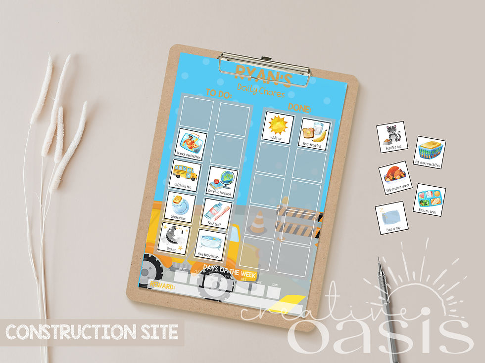 Thumbnail: Daily Chores Chart - Digital