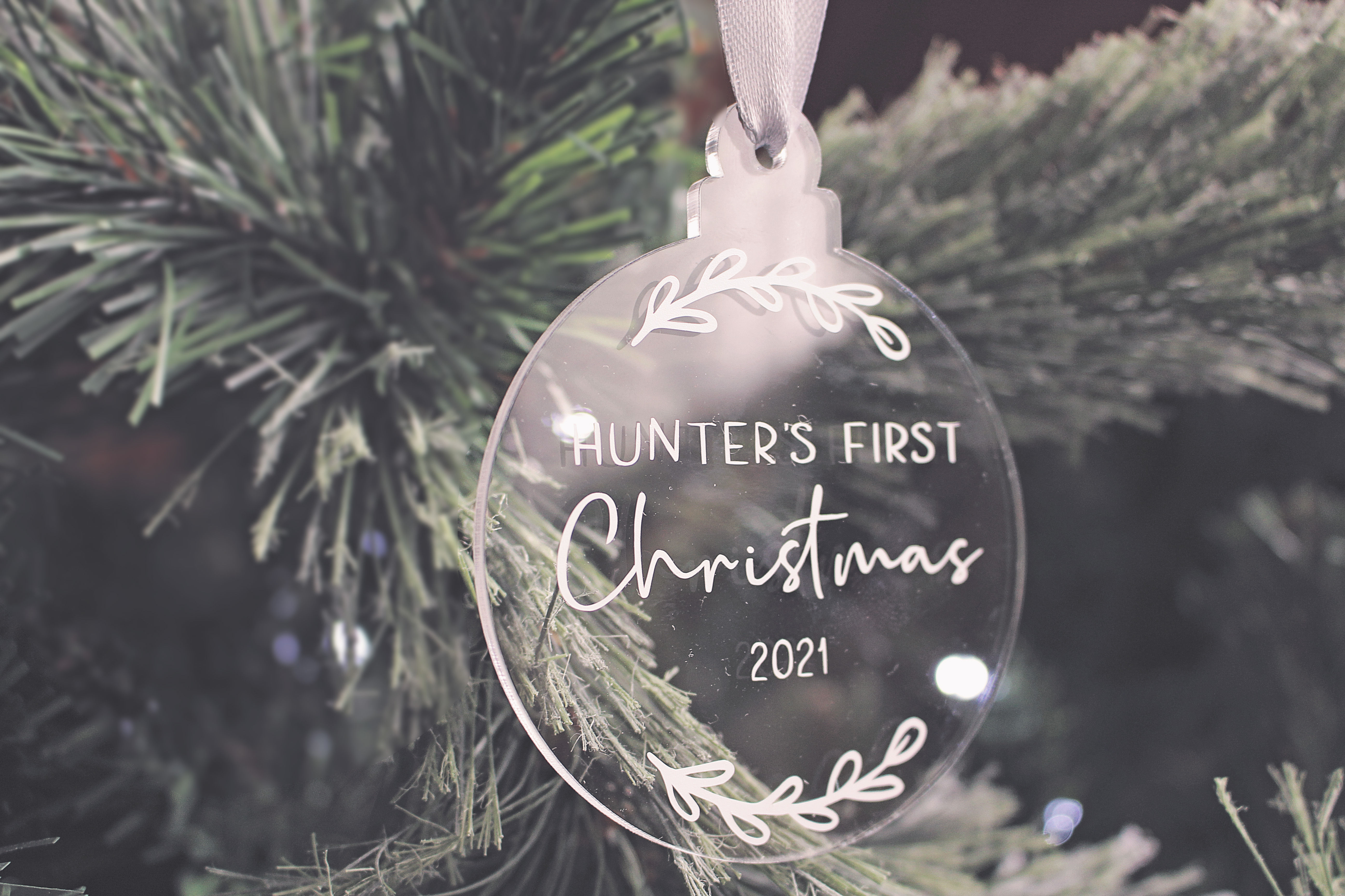Personalised My First Christmas Bauble