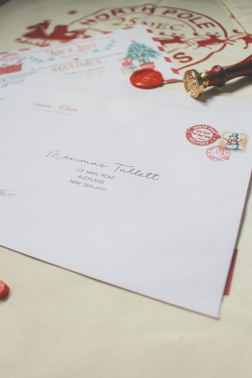 With Santa's Magic Seal