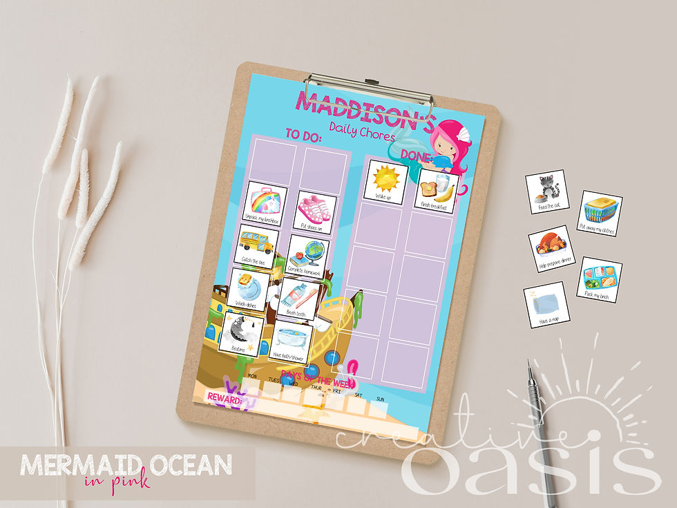 Thumbnail: Printable Daily Chores Chart