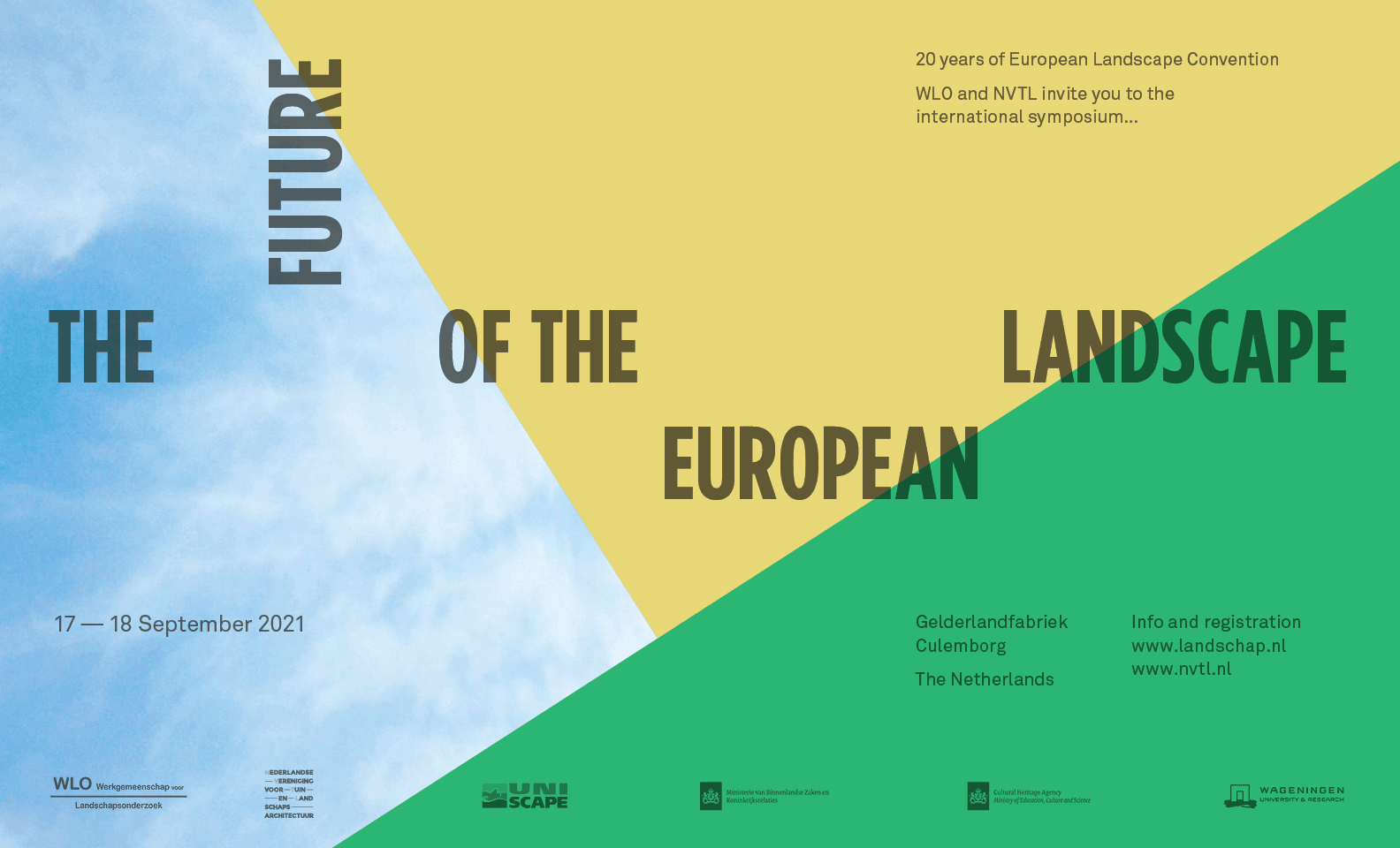 'The Future of the European landscape’.