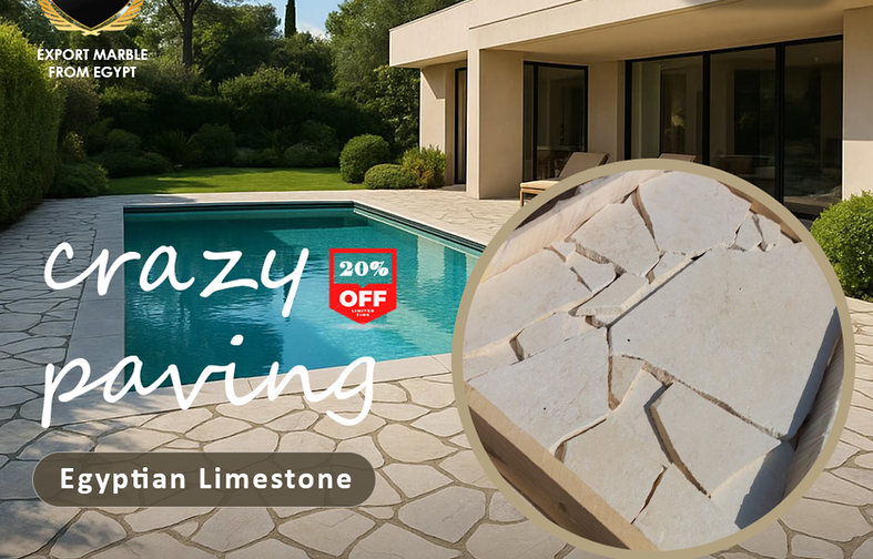 Egyptian limestone paving