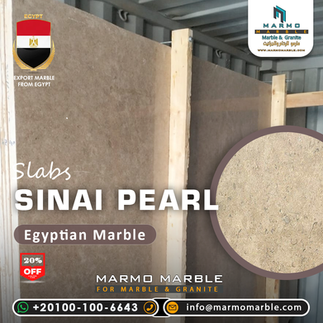 Marmură Sinai Pearl – Marmură Egipteană pentru Export Global (Slabs – Plăci – French Pattern) 3