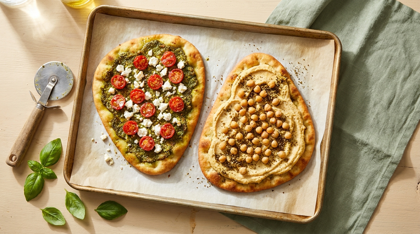 15 Minute Emergency Mediterranean Flatbreads Solving the 5 Pm Decision Fatigue