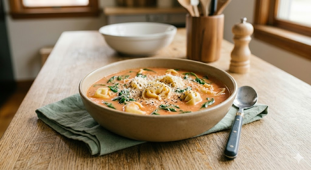 The 15 Minute Dump Go Creamy Tortellini Soup