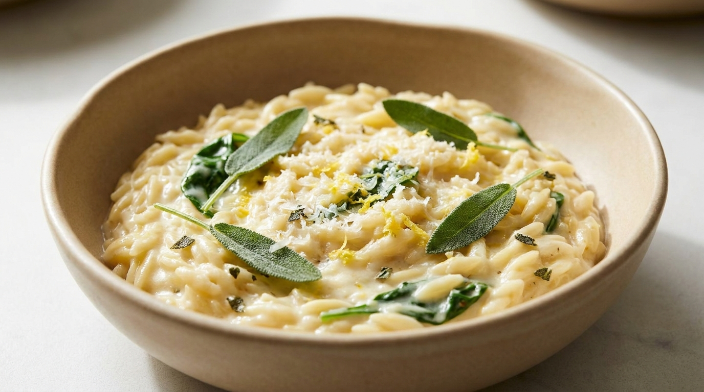 The 15 Minute Emergency One Pan Orzo a Sanctuary for the Overstimulated