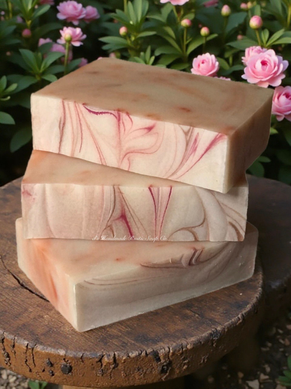 Pink Peony Soap Bar