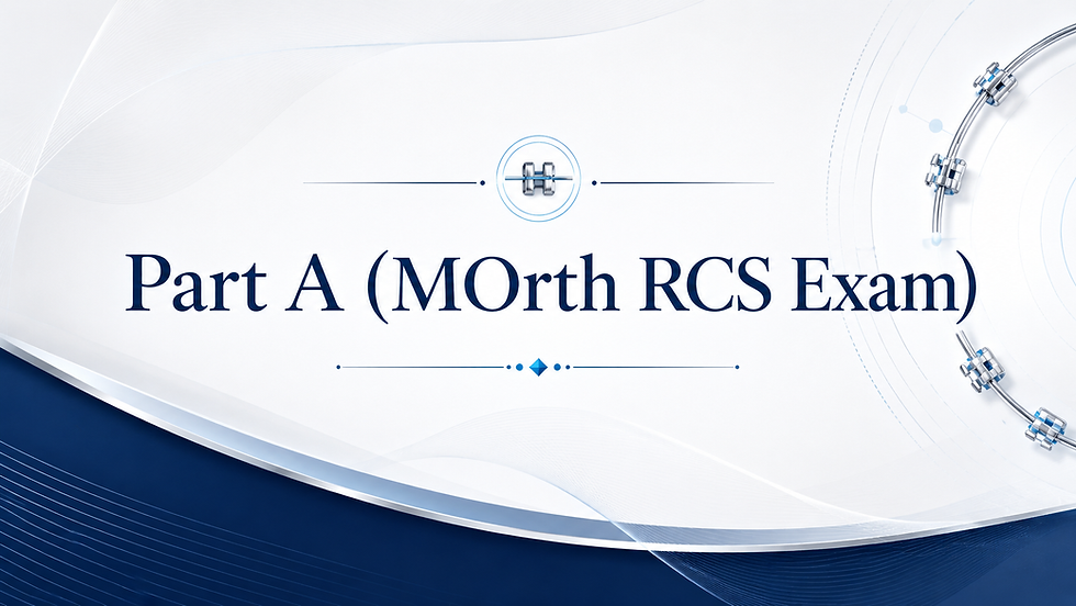 Part A MOrth RCS: 4 hours Online Revision Course
