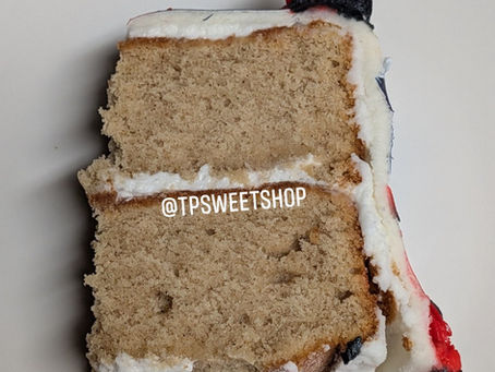 Brown Sugar Cake Slice!