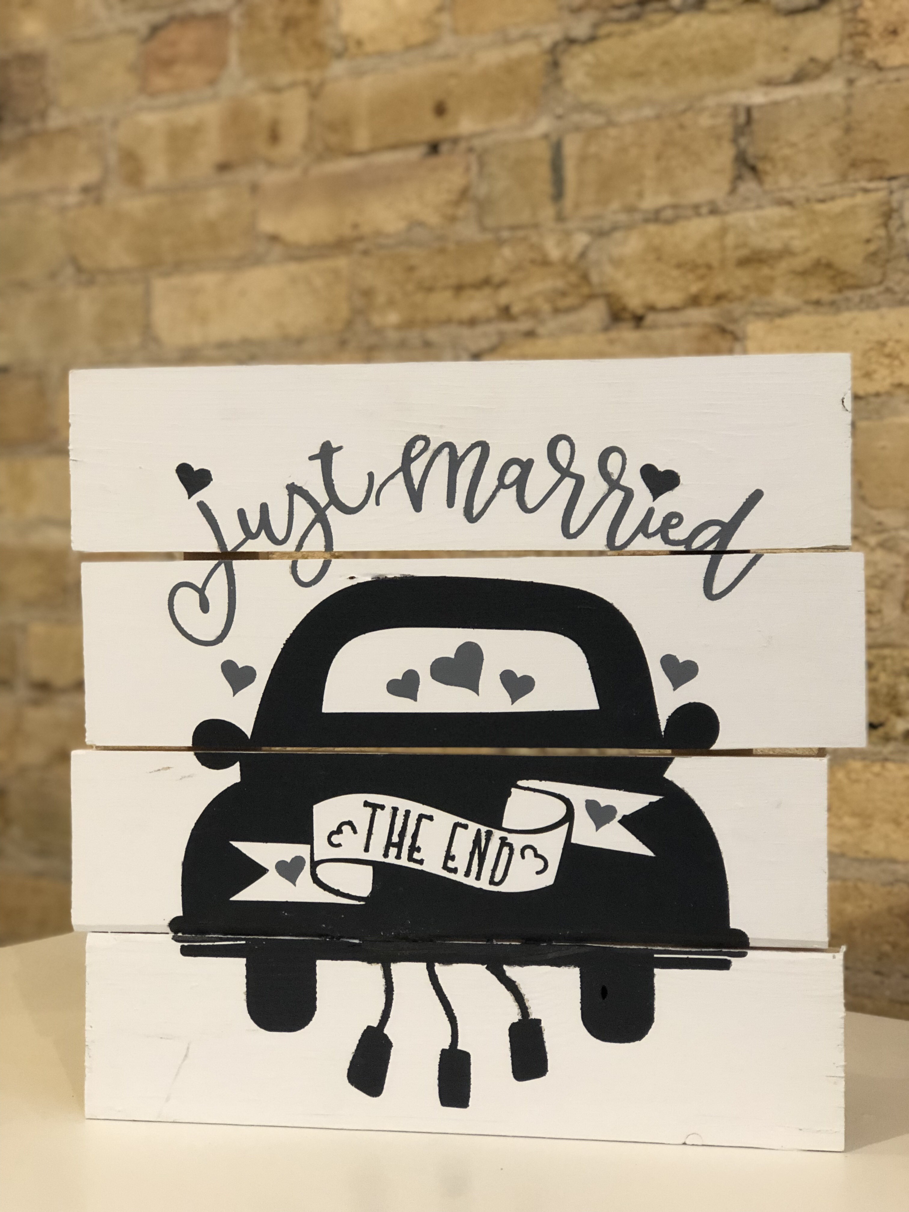 Just Married Truck