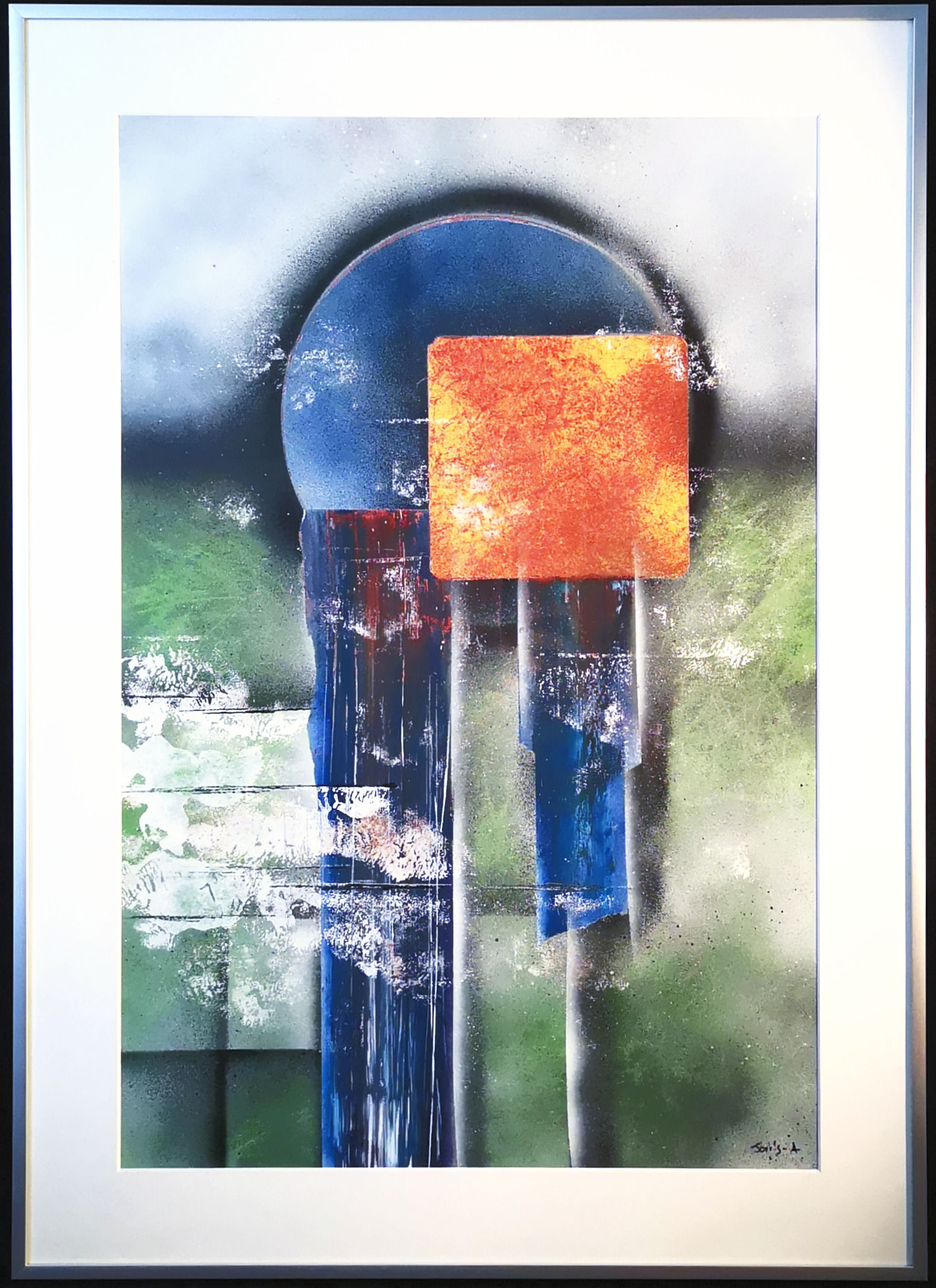 "CHUTE D'EAU" 70x50 cm15N