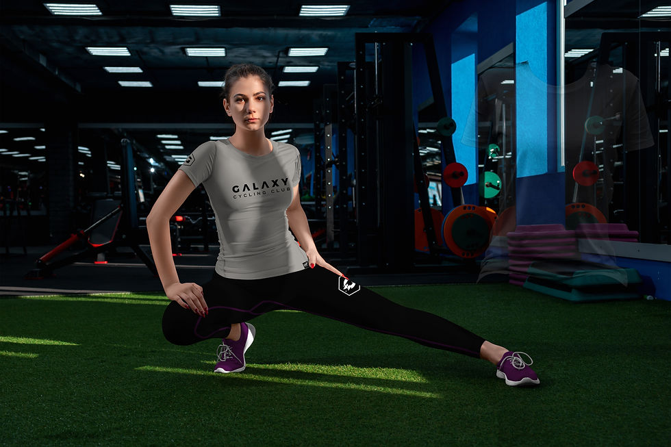 Thumbnail: Galaxy Cycling Club Women's Gym T-shirt