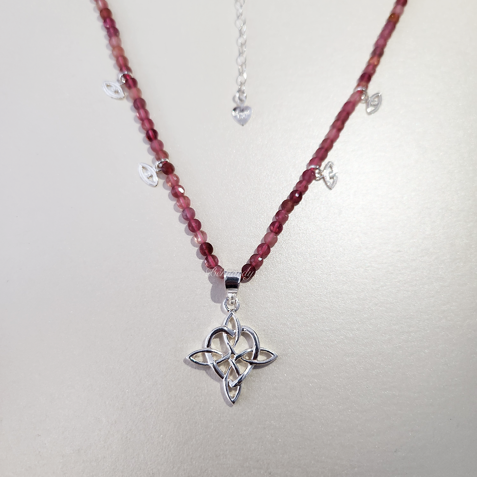 Miniaturbild: Collar Nudo de Bruja y Turmalina