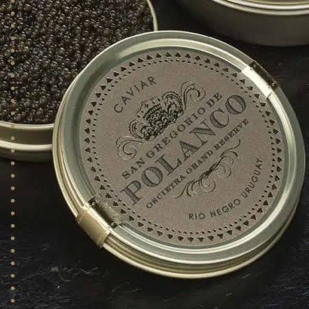 Lata Caviar Polanco - Oscietra Grand Reserve - 50g - Ovas de Esturjão