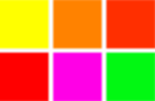 peintures fluorescentes