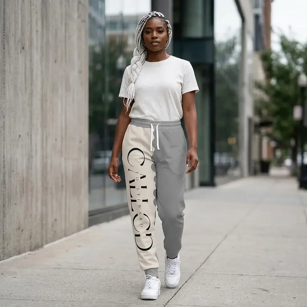 Called To Steward Comfy Gray Joggers 