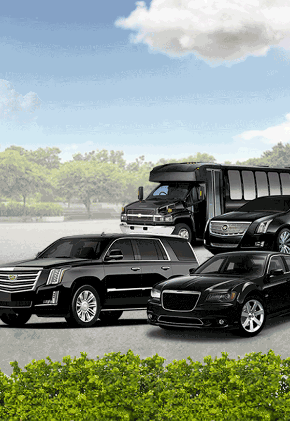 Professional transportation team providing airport meet and greet services, conference shuttles, and seamless transportation 