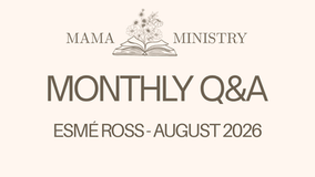 Q&A with Esmé Ross - August 2026