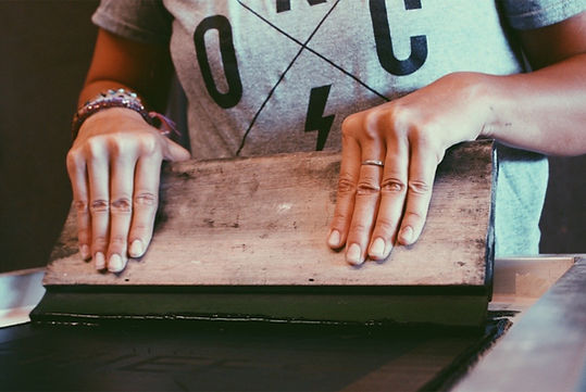 Screen-printing image