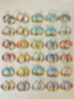 Thumbnail: Beaded Hoops 1''