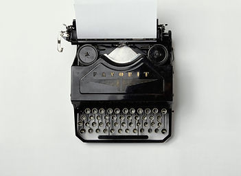 Old-fashioned typewriter